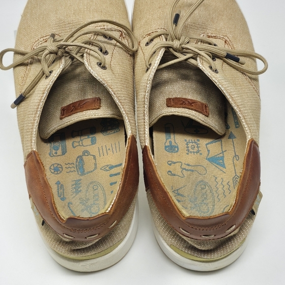 Chaco Men's Davis Lace-up Loafer Shoes TAN Size 11 J106563 Pre-owned - Picture 7 of 10